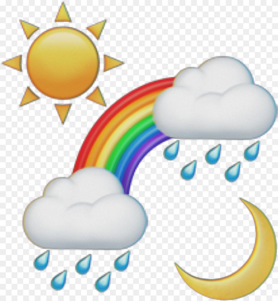 Rainbow Emoji Editedemoji Rainbowemoji Emojis Sol Sticker Free Png Download