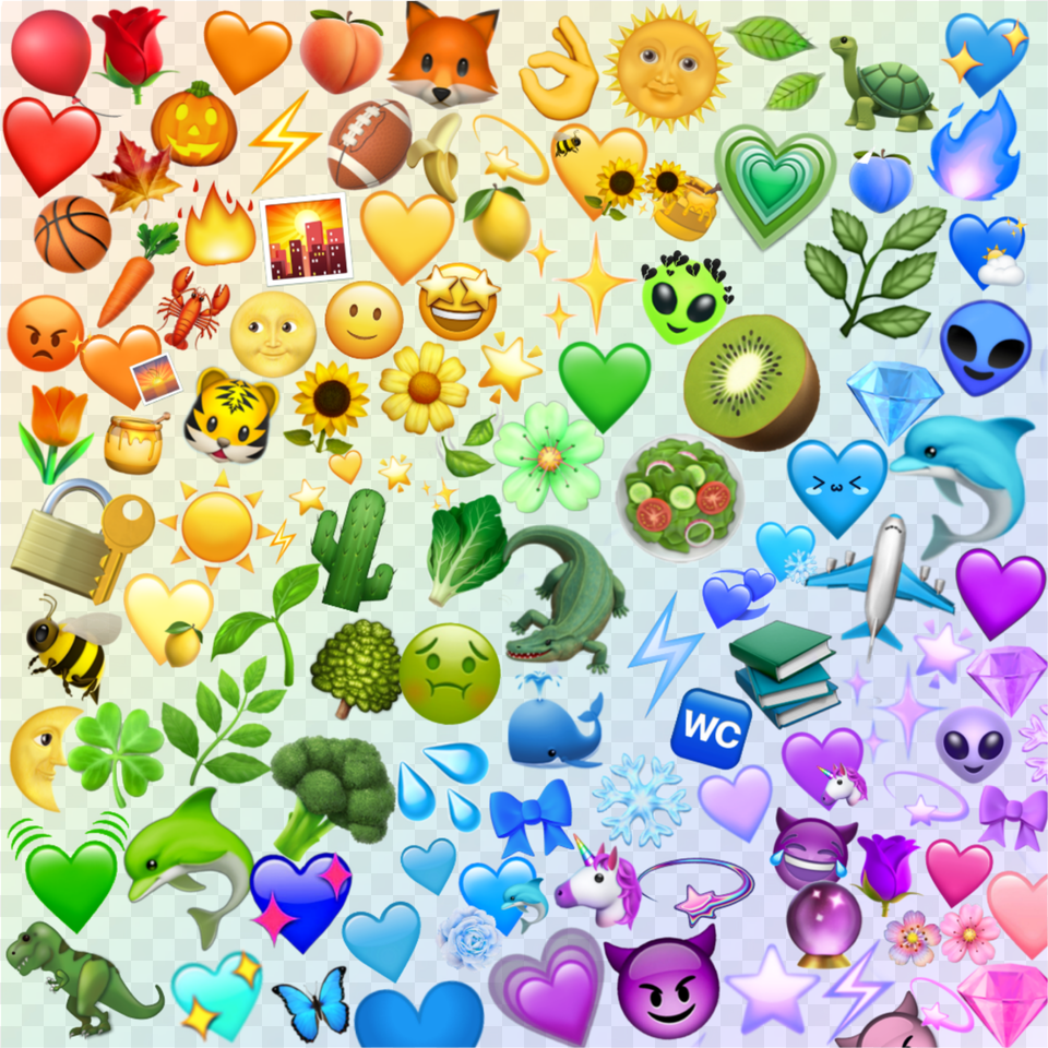 Rainbow Emoji Rainbowemoji Background Emojiback Picsart Sticker Background Png Image