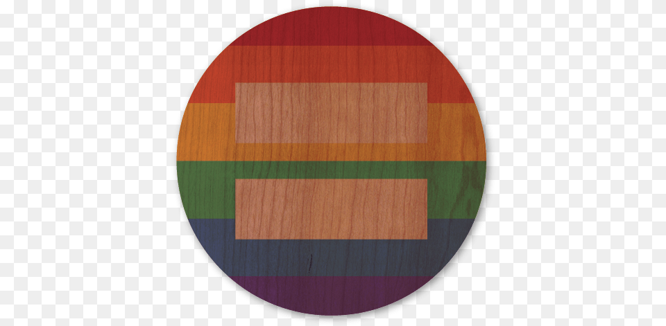 Rainbow Equal Sign Wood, Plywood, Sphere Free Transparent Png