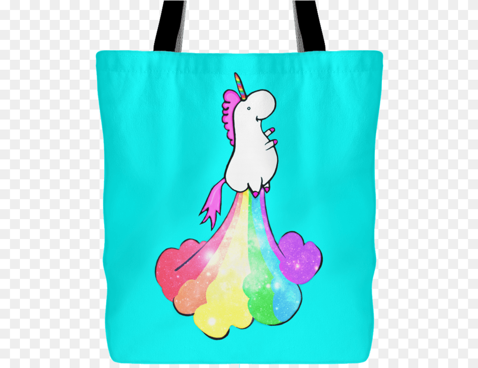 Rainbow Fart Unicorn Tote Turned Myself Into A Bag Morty, Accessories, Handbag, Tote Bag, Animal Free Png Download