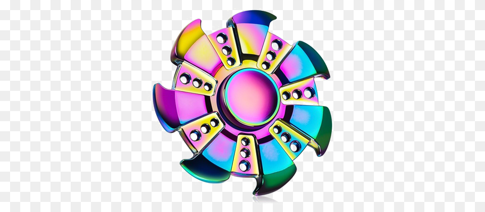 Rainbow Fidget Spinner Image, Art, Graphics, Accessories, Jewelry Free Png Download