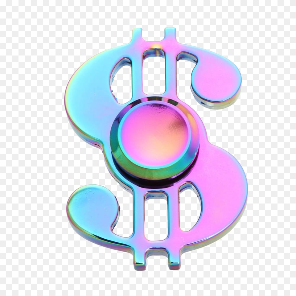 Rainbow Fidget Spinner Transparent Purple, Logo, Accessories Png Image
