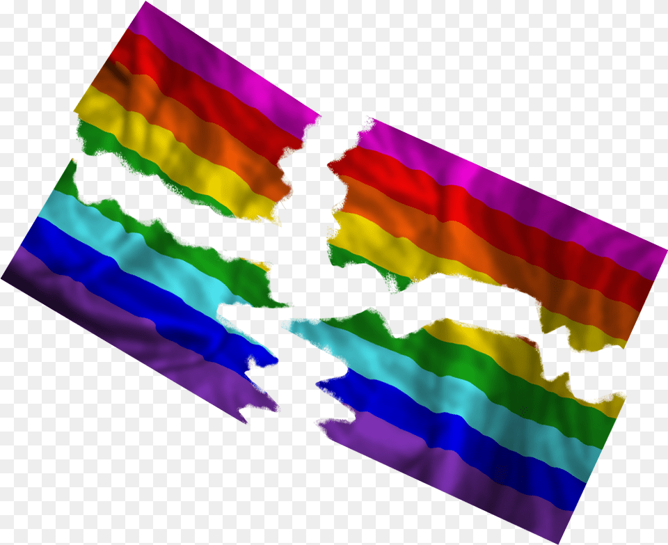 Rainbow Flag By Cjf20 Torn Rainbow Flag, Person Free Transparent Png