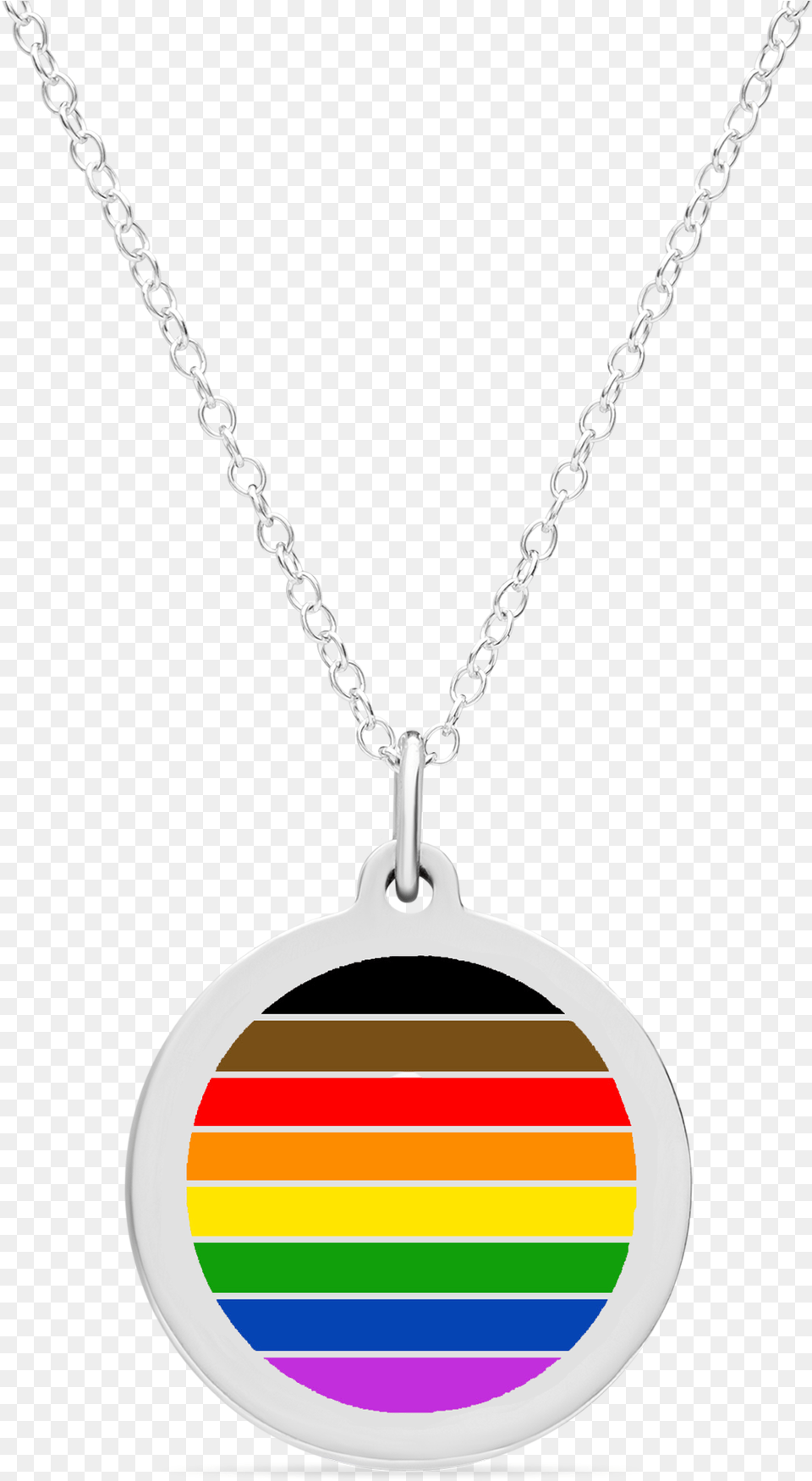 Rainbow Flag Charm In Sterling Silver With Rhodium Plate Solid, Accessories, Jewelry, Necklace, Pendant Free Png