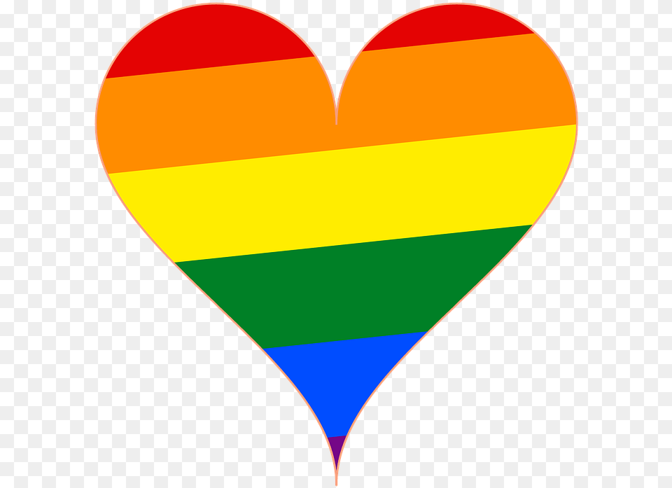 Rainbow Flag Christopher Street Heart Pride Flag, Balloon, Aircraft, Transportation, Vehicle Free Png