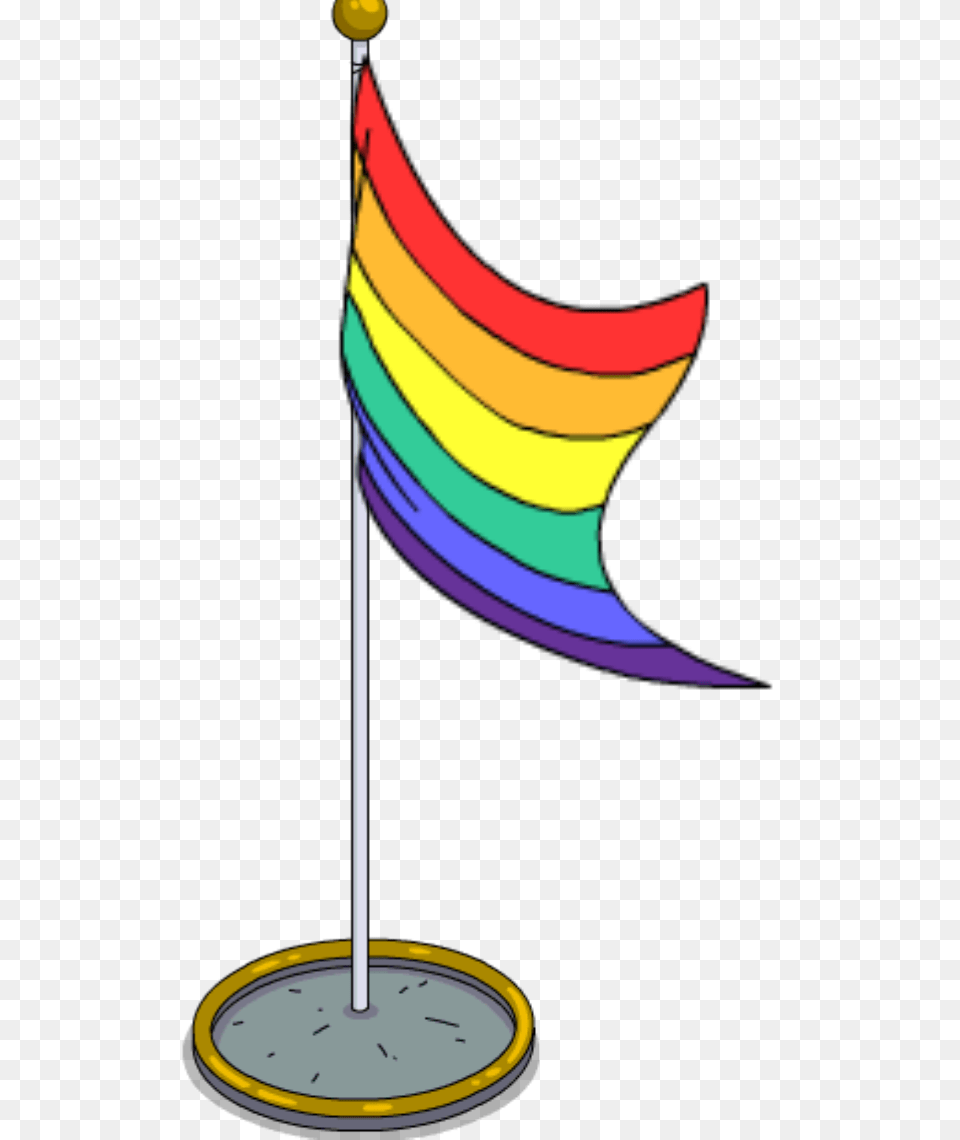 Rainbow Flag Pole Simpsons Tapped Out Addictsall Things, City, Dynamite, Weapon Free Png Download