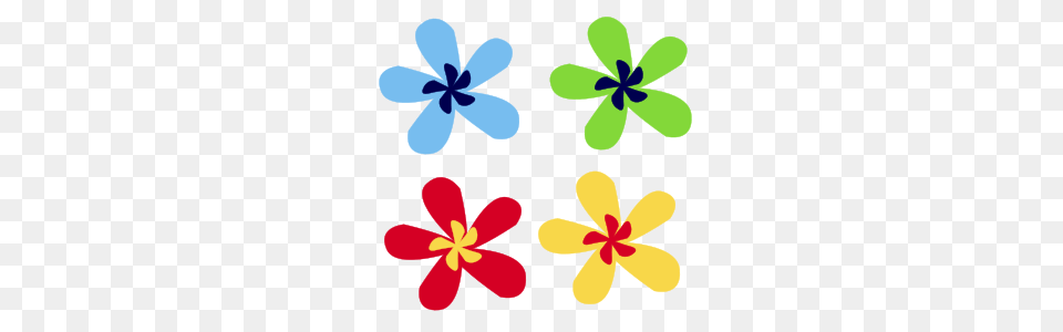 Rainbow Flower, Plant, Daisy, Pattern Free Png