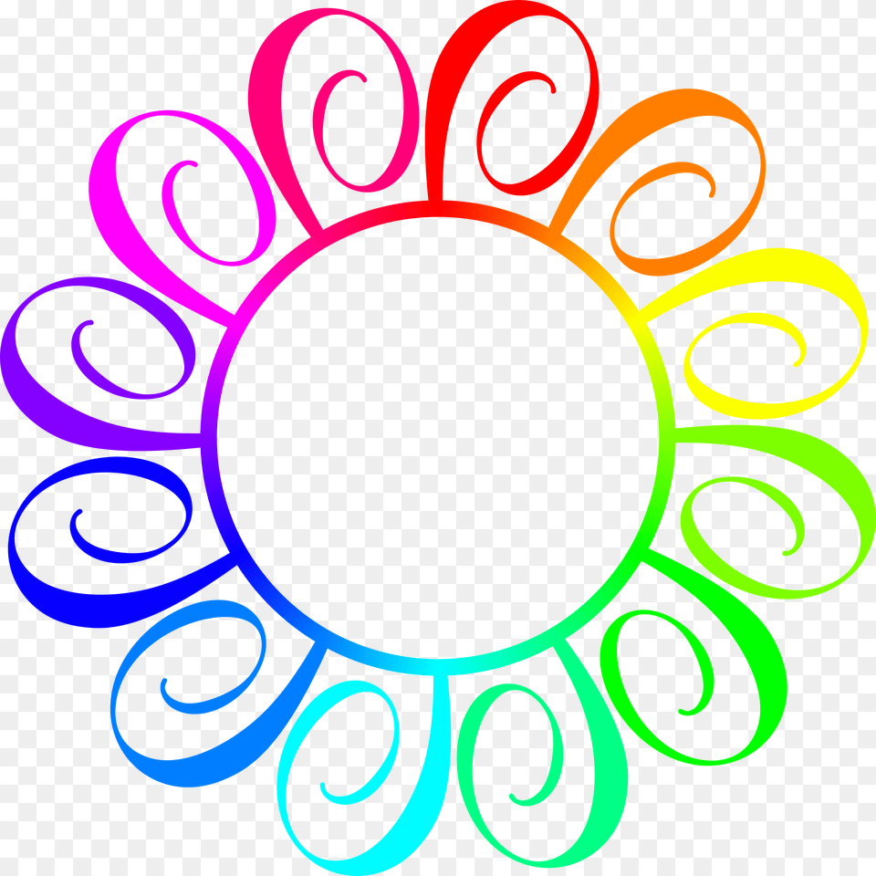 Rainbow Frame Circle Rainbow Frame, Art, Graphics, Light, Pattern Free Png Download