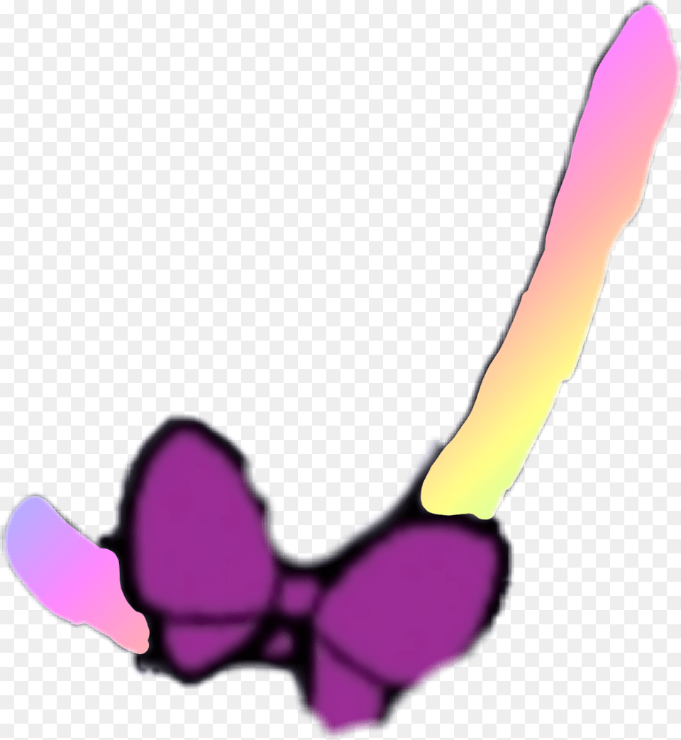 Rainbow Gachatail Gacha Cattail Cat Tail Gachaedit, Accessories, Formal Wear, Purple, Tie Free Png