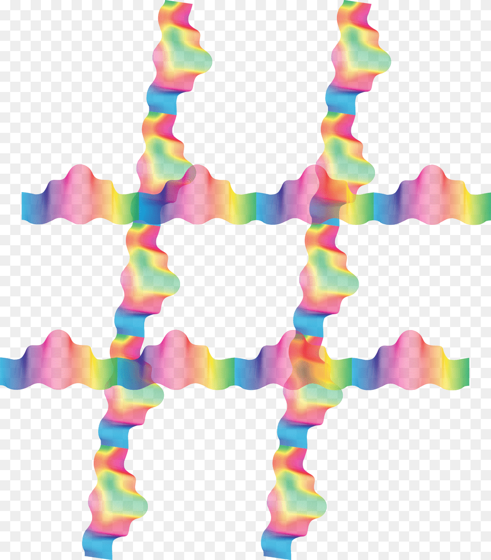 Rainbow Guilloche Hashtag No Background Clip Arts Hashtag No Back Ground, Lighting, Purple, Pattern, Art Png Image