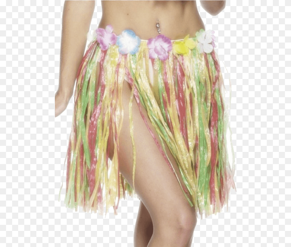 Rainbow Hawaiian Skirt For Kids, Adult, Person, Female, Woman Free Png Download