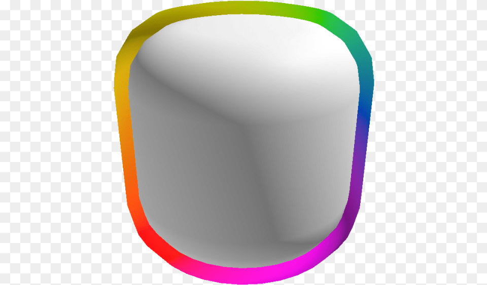 Rainbow Head Outline Cartoony Head Outline Roblox, Cylinder, Clothing, Hardhat, Helmet Free Png Download