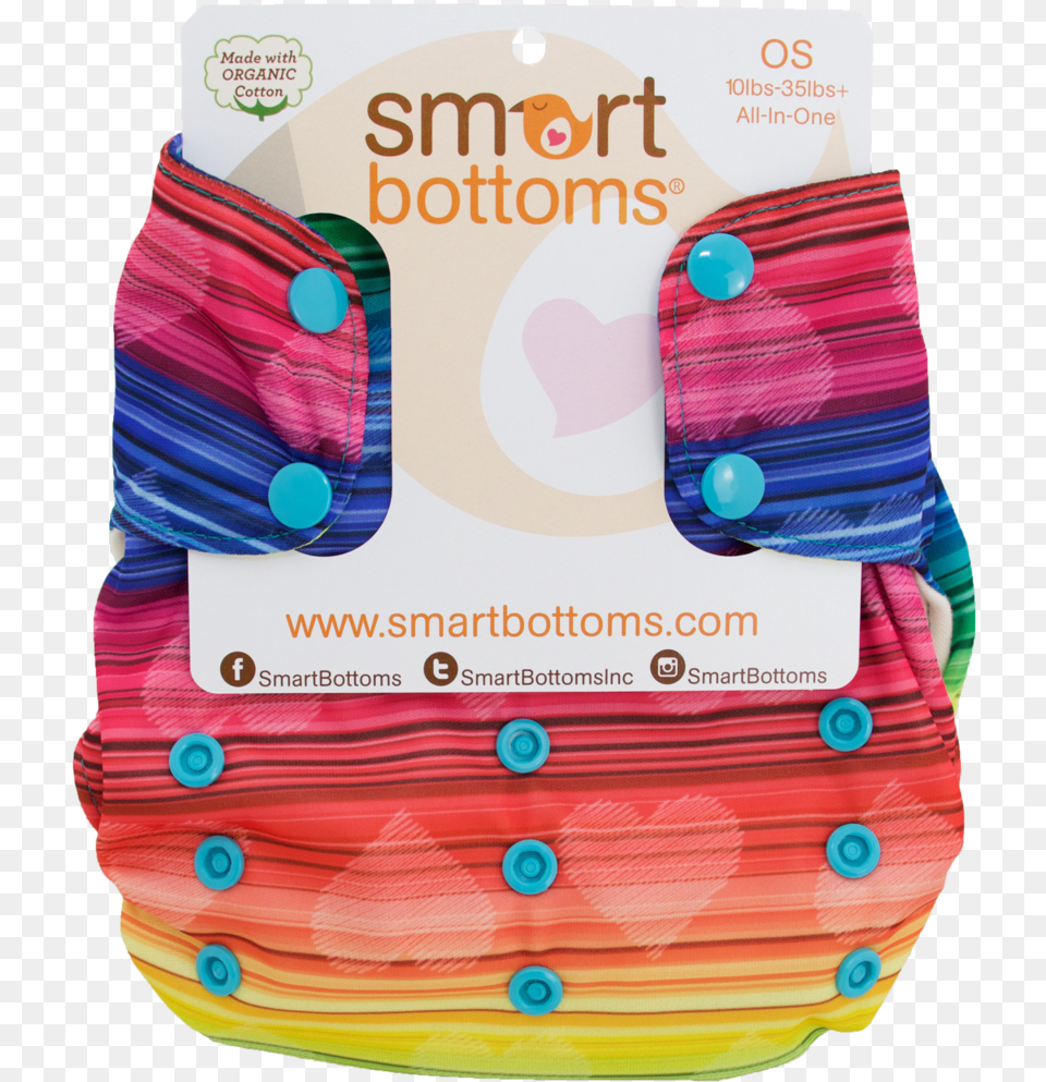 Rainbow Heart, Diaper Free Transparent Png