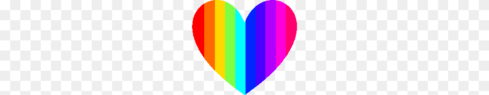 Rainbow Heart, Balloon Png