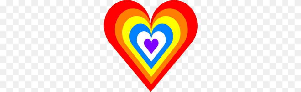 Rainbow Heart Clip Art Free Png Download