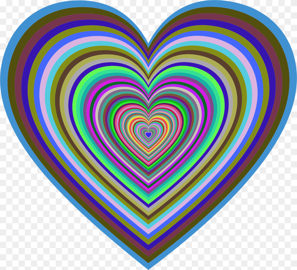 Rainbow Heart Clip Art Image Information, Pattern Free Png Download