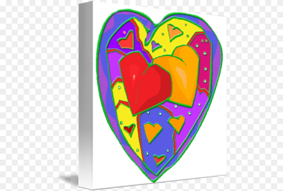 Rainbow Heart Girly, Baby, Person, Face, Head Png