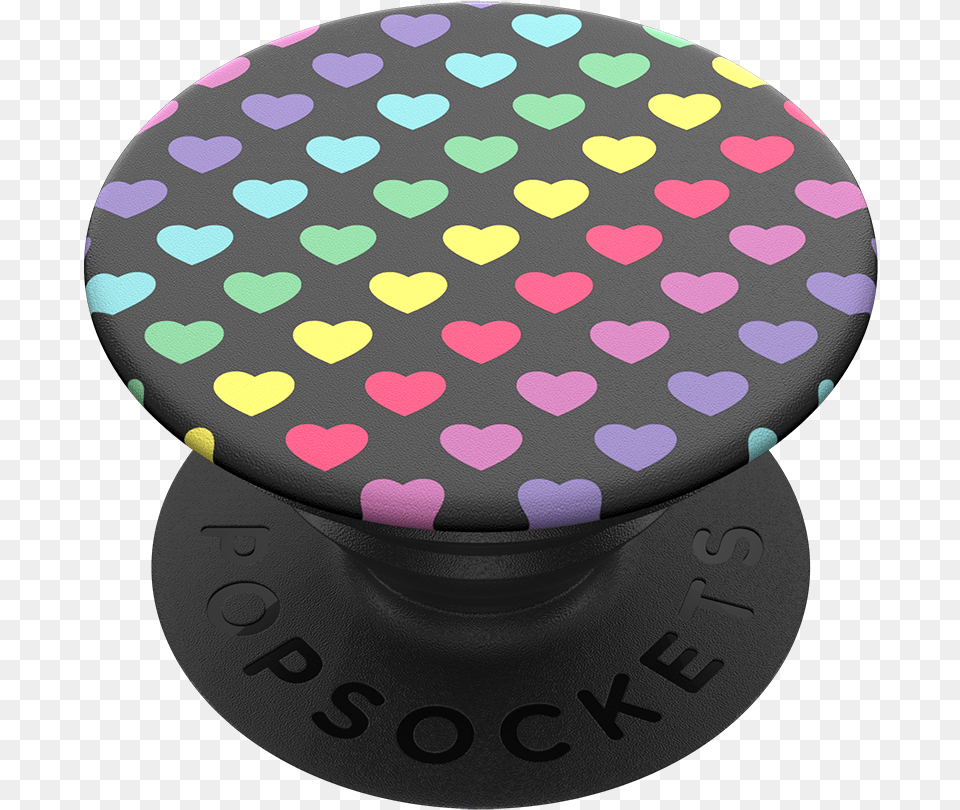 Rainbow Heart Popsocket, Furniture Free Transparent Png