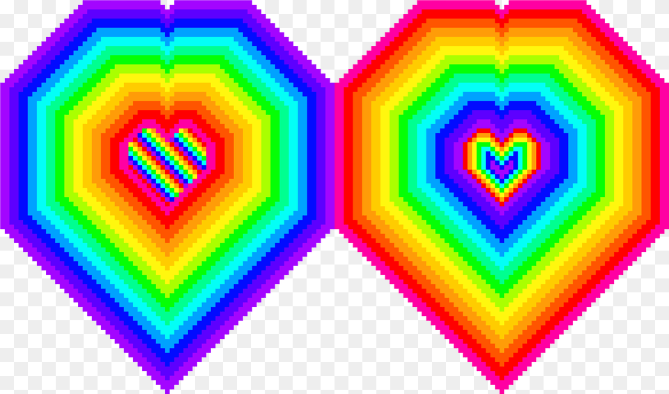 Rainbow Hearts, Light, Pattern, Accessories, Person Png
