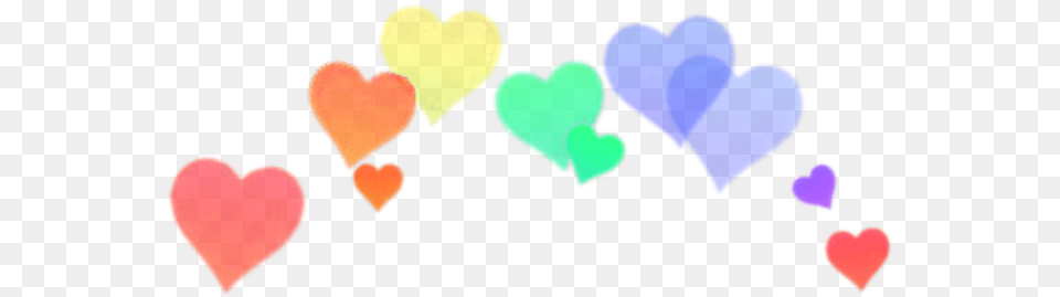 Rainbow Hearts For Hearts In The Head, Heart Free Png