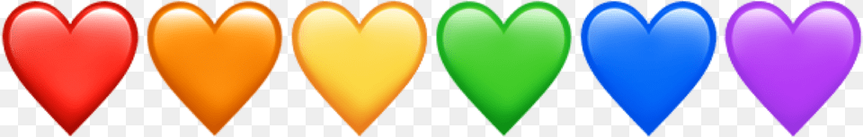 Rainbow Hearts Heart Emoji Emojis Lgbt Lgbtq Rainbow Hearts Emoji, Lighting, Art, Graphics, Balloon Png Image