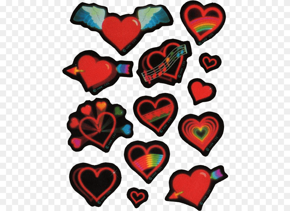 Rainbow Hearts Stickers By Hallmark Heart, Symbol Png