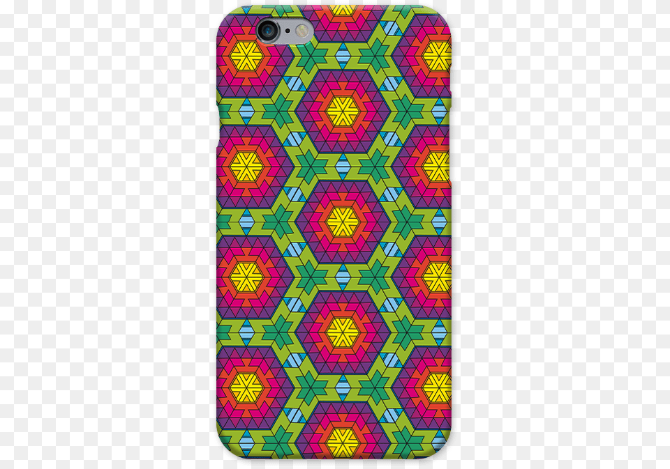 Rainbow Hex Smartphone, Pattern, Quilt, Art Free Png Download