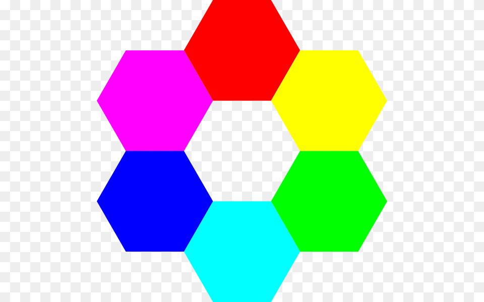 Rainbow Hexagons Clip Art For Web Png Image