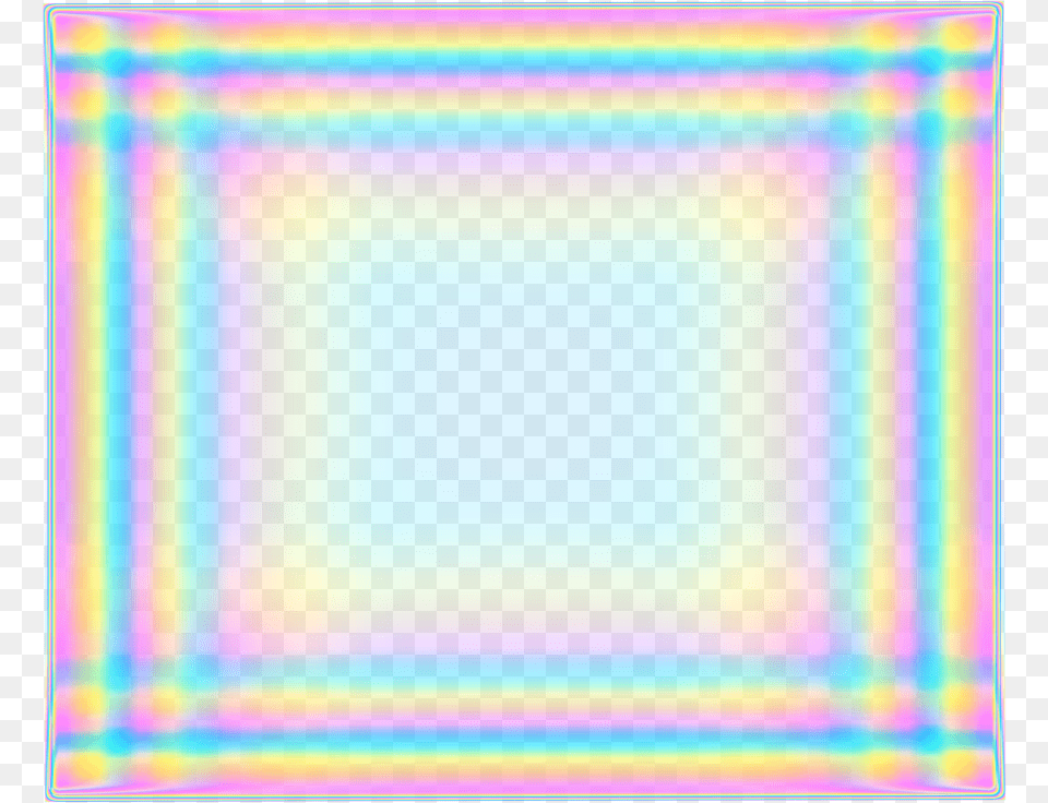 Rainbow Holo Holographic Frame Transparent Rainbow Frame, Tartan, Art, Modern Art Png Image