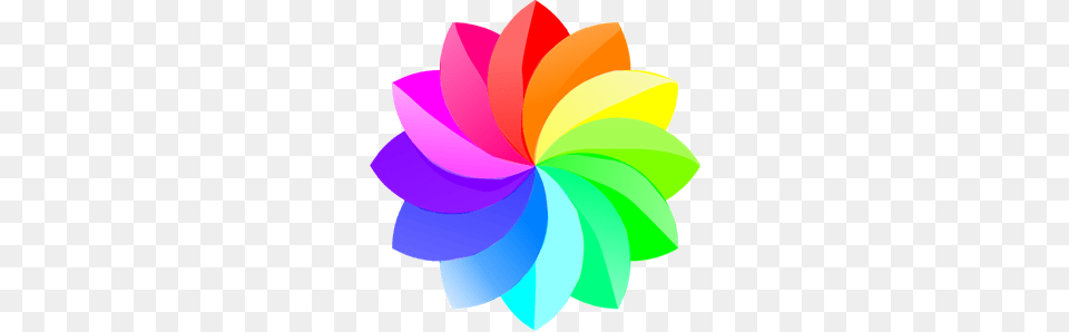 Rainbow Images Icon Cliparts, Art, Dahlia, Flower, Graphics Free Png Download