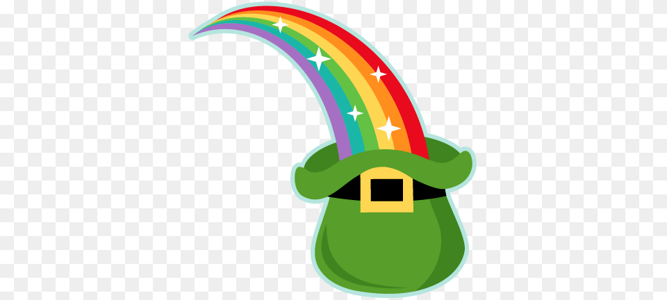 Rainbow Into Leprechaun Hat Scrapbook Cute Clipart, Art, Graphics, Animal, Fish Free Png Download