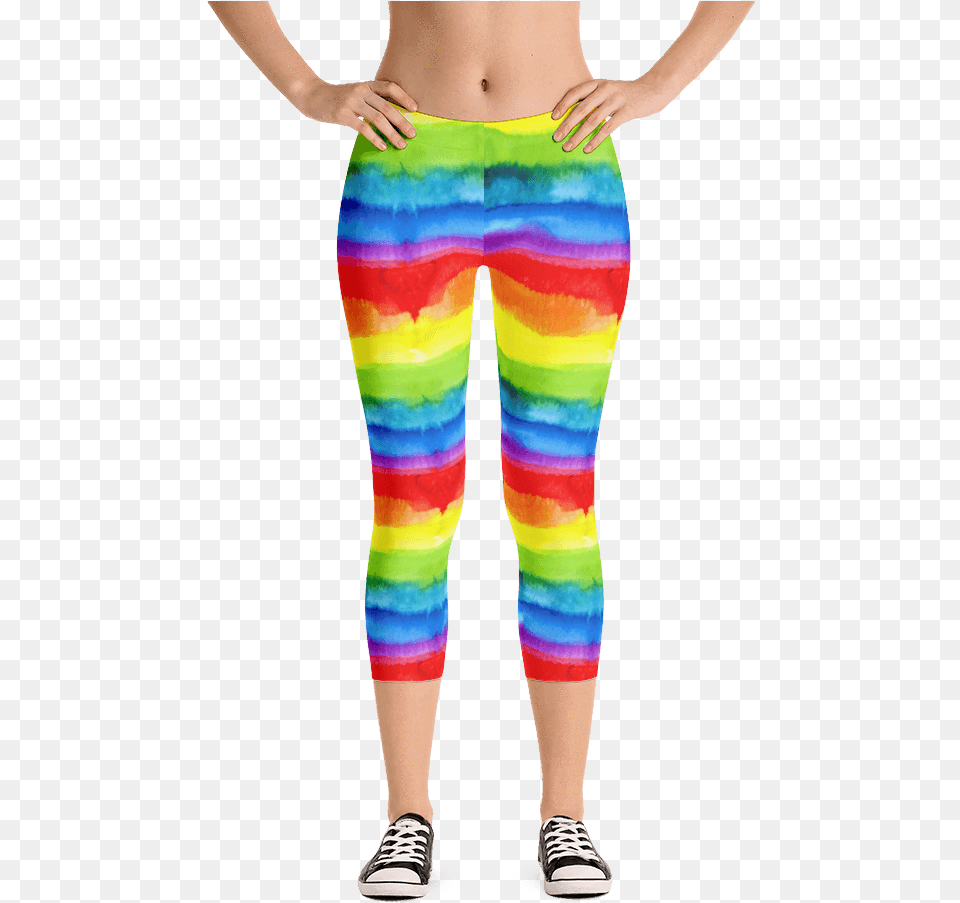 Rainbow Leggings Women, Clothing, Hosiery, Tights, Pants Png