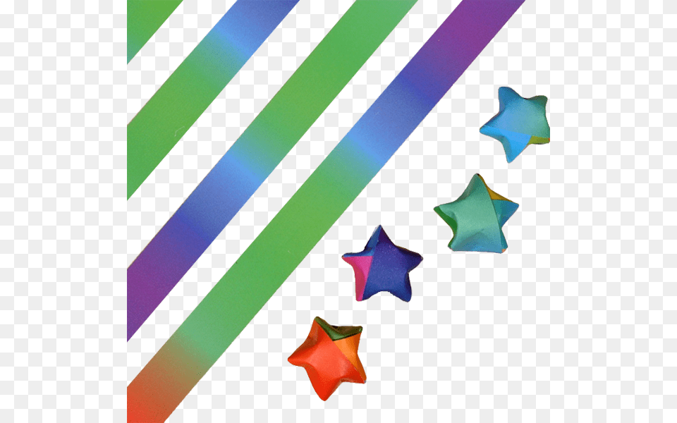 Rainbow Lucky Stars Star, Star Symbol, Symbol, Paper Free Transparent Png