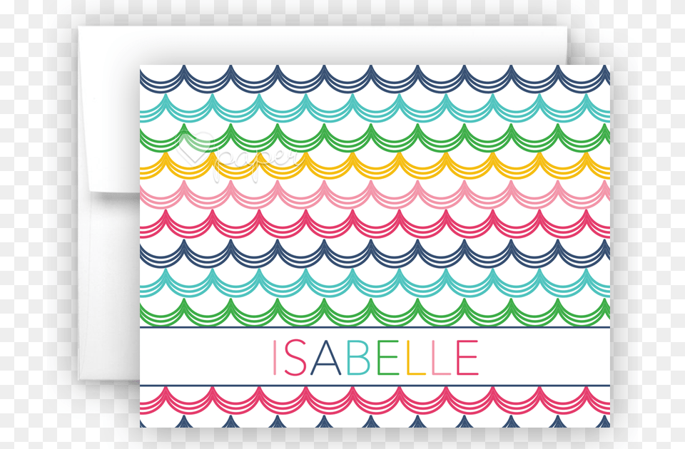 Rainbow Mermaid Scales B Thank You Cards Note Card, Text Free Png Download