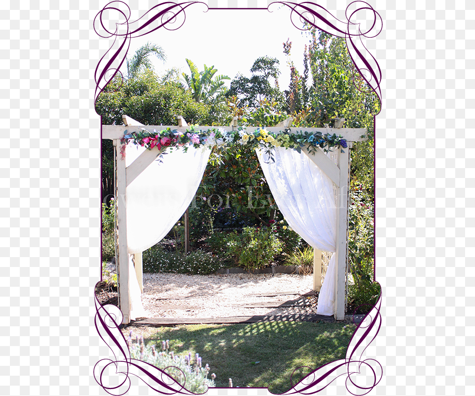 Rainbow Multicolor Wedding Arbor Arch Table Decoration Backyard, Arbour, Porch, Pergola, Patio Free Png