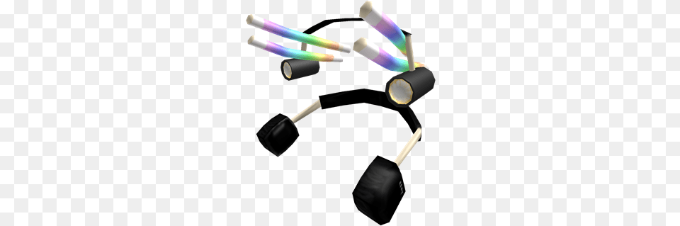 Rainbow Neon Glowsticks Cable, Lighting, Appliance, Blow Dryer, Device Png Image