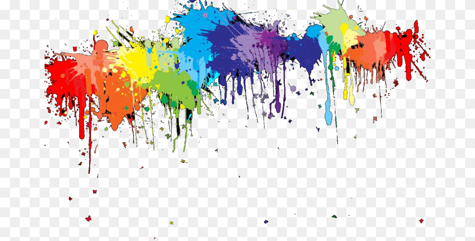 Rainbow Paint Splatter White Background Download Rainbow Paint Splatter, Art, Graphics, Modern Art, Painting Png