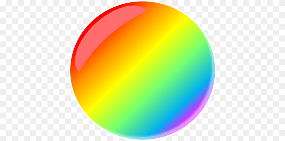 Rainbow Paintball Rainbow Circle, Sphere, Disk Free Png Download