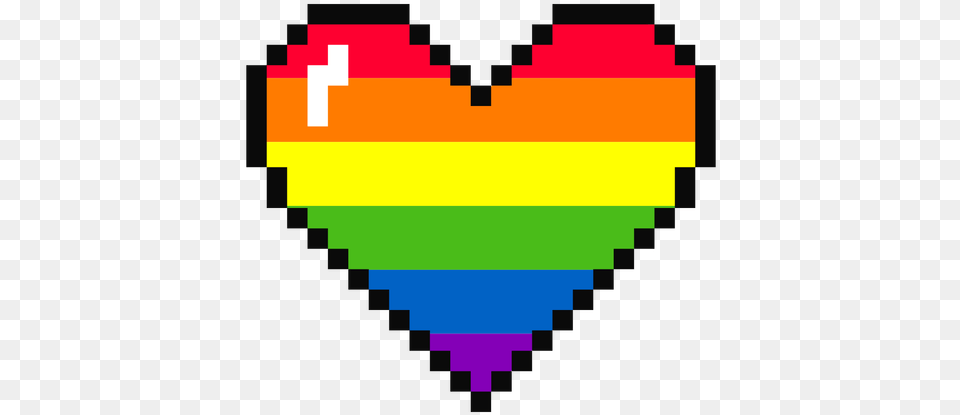Rainbow Pixel Heart Element Transparent U0026 Svg Vector File Rainbow Heart Pixel Art, First Aid Free Png
