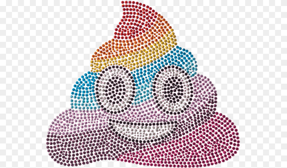 Rainbow Poop Emoji Circle, Accessories, Bead, Art, Pattern Free Png