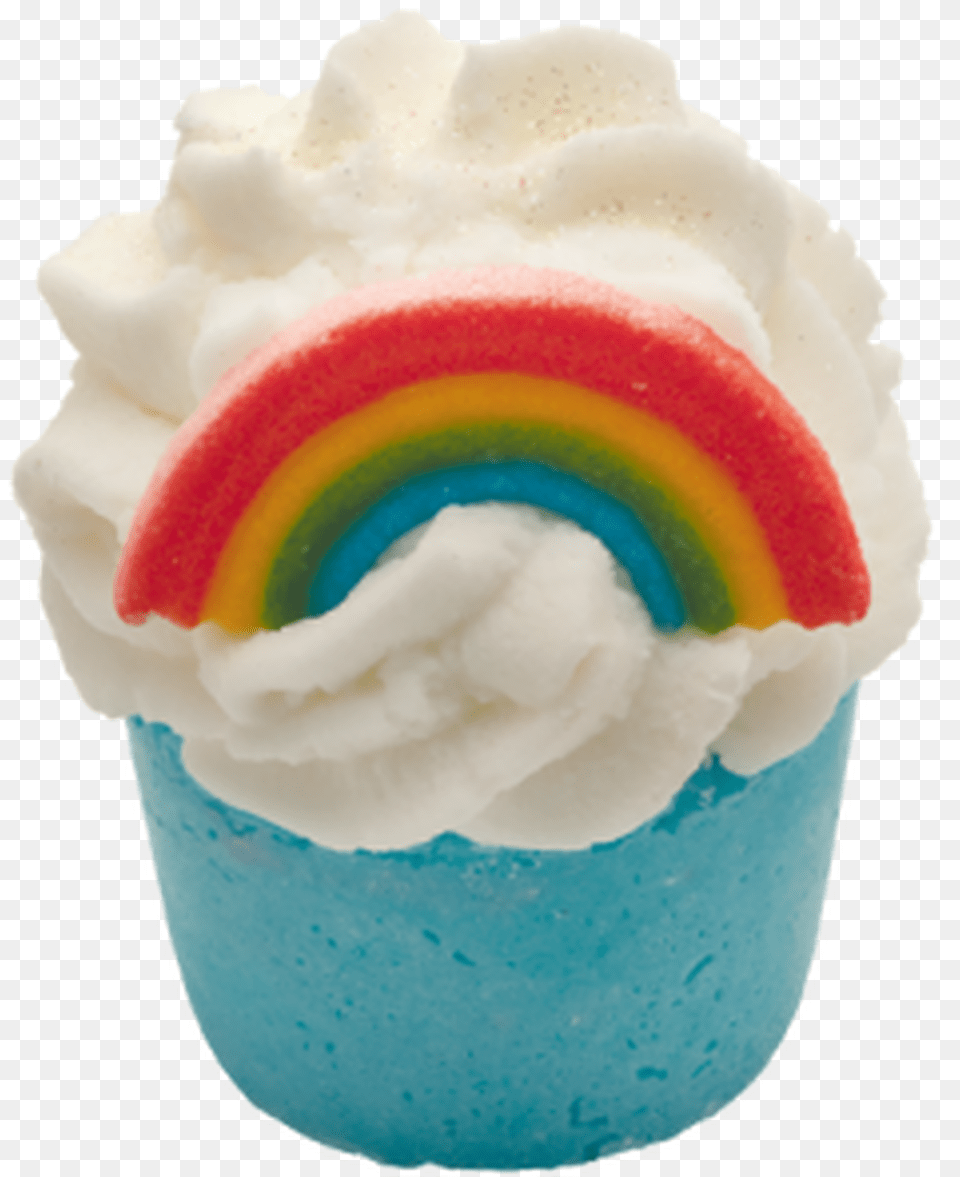 Rainbow Pot Of Gold, Cake, Cream, Cupcake, Dessert Png