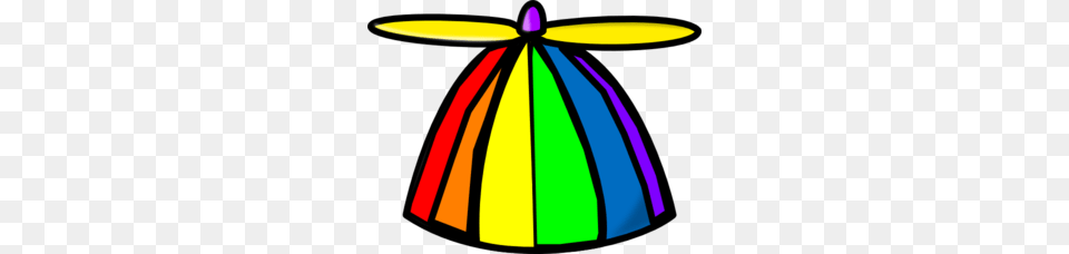 Rainbow Propellor Hat Clip Art, Canopy, Umbrella Png