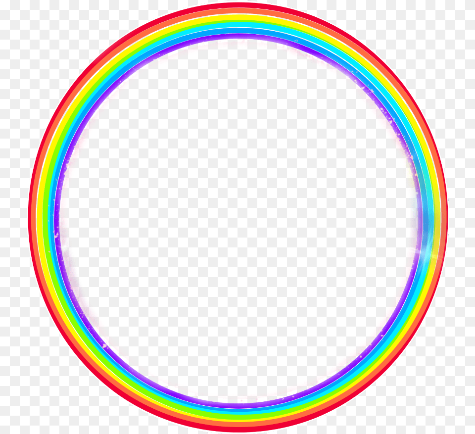Rainbow Rainbows Circle Cycle Cute Love Circle, Hoop, Sphere, Disk, Outdoors Png Image