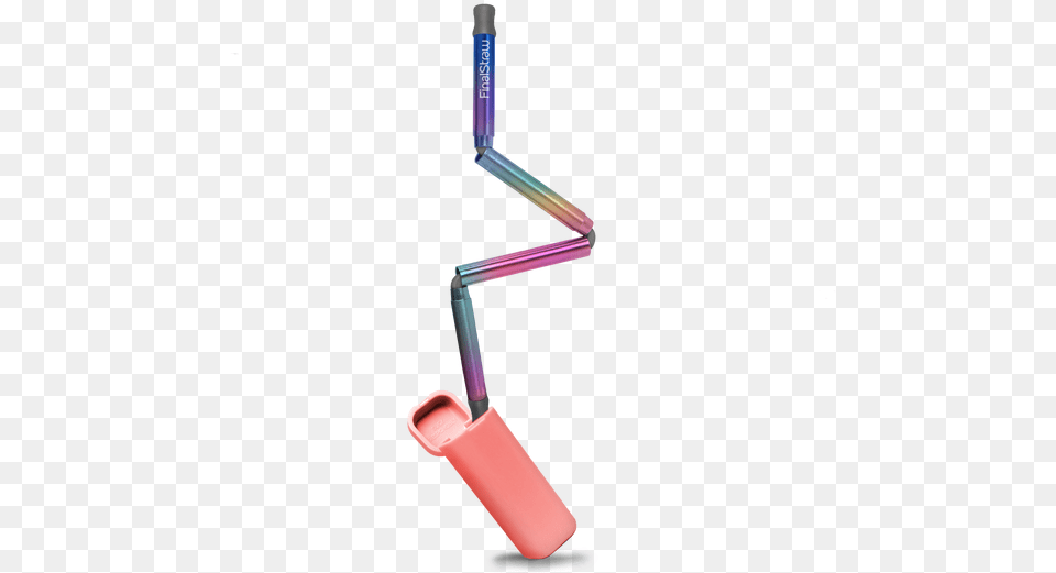 Rainbow Reusable Final Straw, Blade, Razor, Weapon, Lighter Png Image