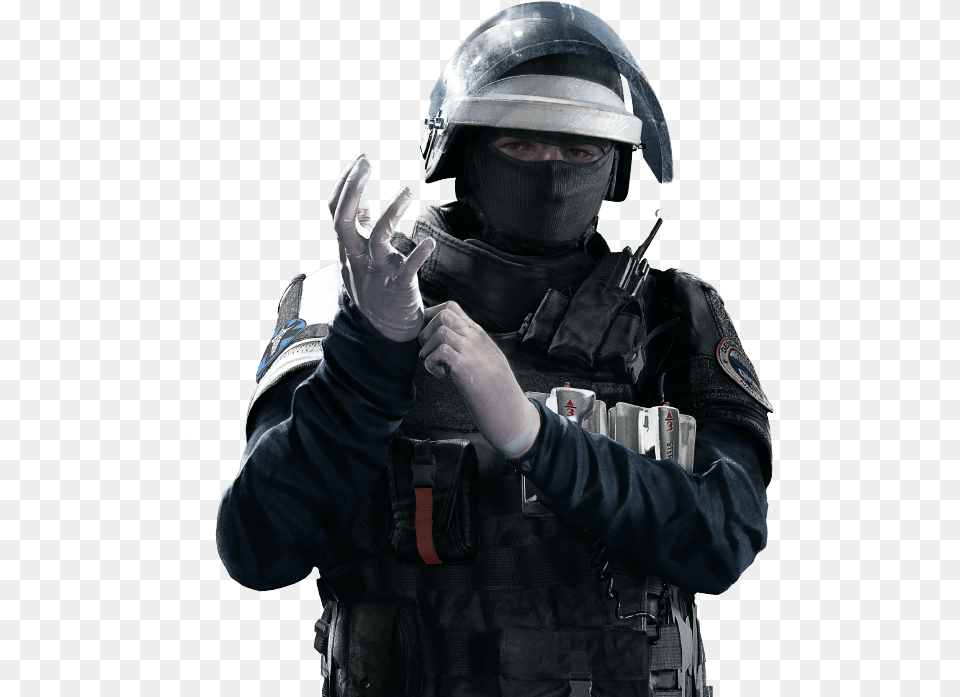 Rainbow Six Rainbow Six Siege Operators Doc, Person, Body Part, Finger, Helmet Free Png