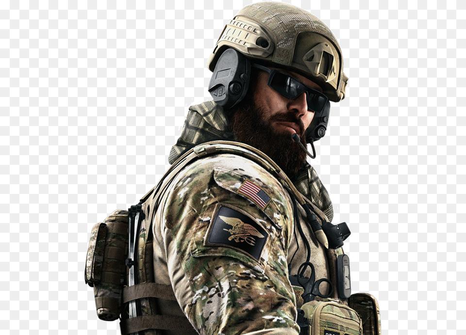Rainbow Six Siege Blackbeard, Adult, Person, Military Uniform, Military Free Png