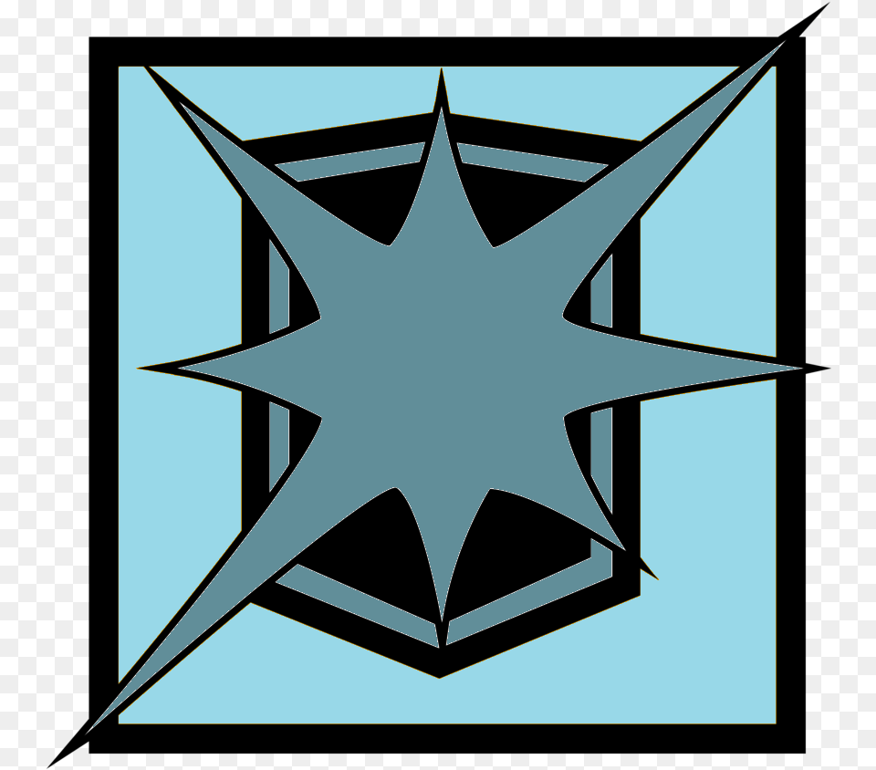 Rainbow Six Siege Blitz Icon, Star Symbol, Symbol, Animal, Fish Png Image