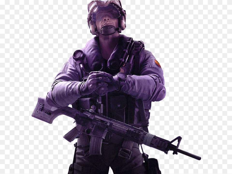 Rainbow Six Siege Character, Firearm, Weapon, Adult, Gun Free Transparent Png