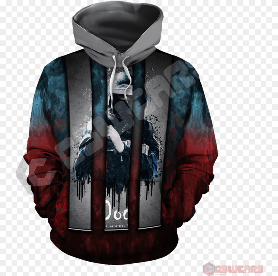 Rainbow Six Siege Doc, Clothing, Coat, Hood, Hoodie Png