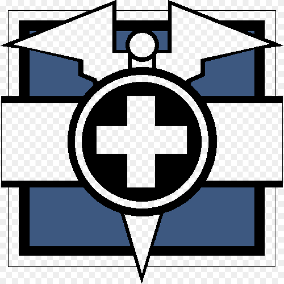 Rainbow Six Siege Doc Icon, Silhouette, Cross, Symbol, Logo Free Transparent Png